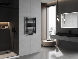 Mexen Ares radiatore da bagno 700 x 500 mm, 286 W, nero - W102-0700-500-00-70