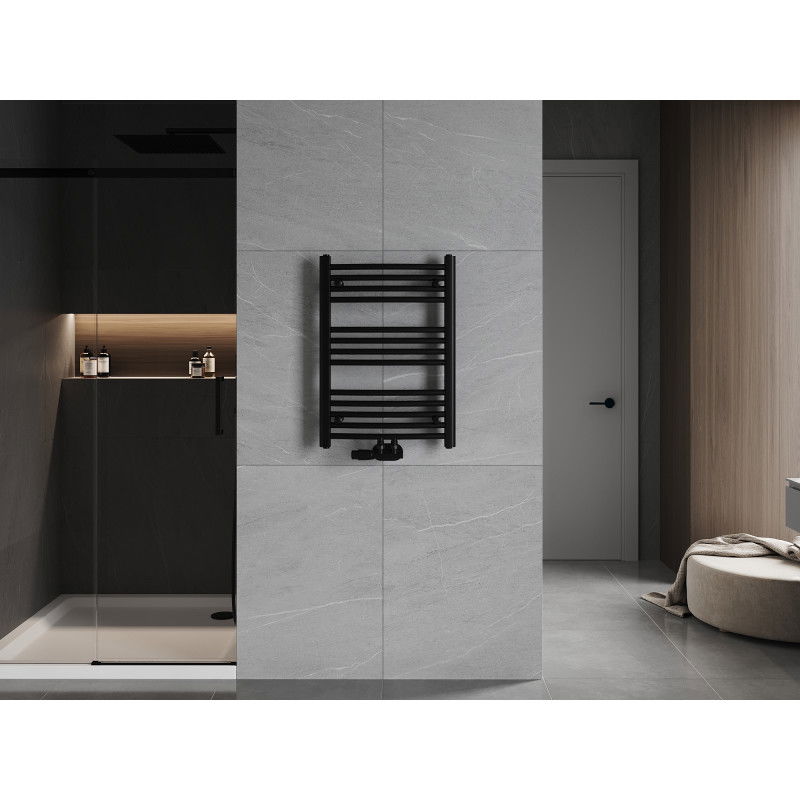 Mexen Ares badkamer radiator 700 x 500 mm, 286 W, zwart - W102-0700-500-00-70