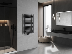 Mexen Ares radiatore da bagno 900 x 500 mm, 372 W, nero - W102-0900-500-00-70