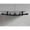 Mexen Ares grzejnik łazienkowy 900 x 600 mm, 433 W, czarny - W102-0900-600-00-70