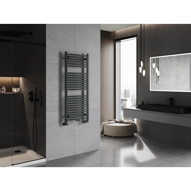 Mexen Ares θερμαντικό σώμα μπάνιου 1200 x 500 mm, 531 W, ανθρακί - W102-1200-500-00-66