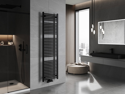 Mexen Ares badkamerradiator 1800 x 500 mm, 820 W, zwart - W102-1800-500-00-70