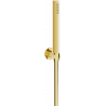 Mexen R-70 fixed shower set, gold - 785705051-50