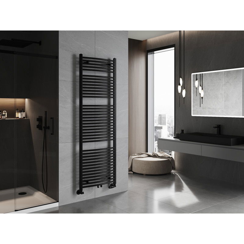 Mexen Ares badkamer radiator 1800 x 600 mm, 958 W, zwart - W102-1800-600-00-70