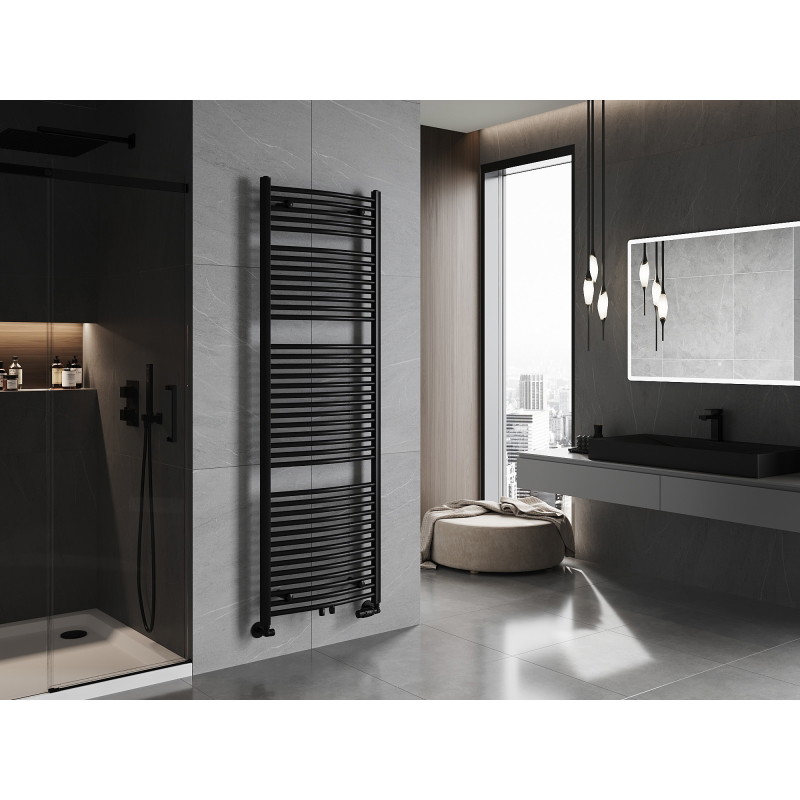 Mexen Ares grzejnik łazienkowy 1800 x 600 mm, 958 W, czarny - W102-1800-600-00-70