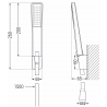 Mexen R-72 Punkt-Duschset, schwarz - 785725052-70