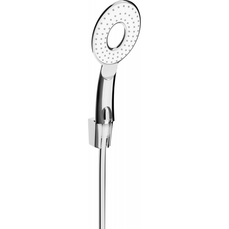 Mexen R-73 puntdouche set, chroom/wit - 785735052-02