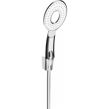 Mexen R-73 point shower set, chrome/white - 785735052-02