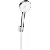 Mexen R-75 puntdouche-set, chroom/wit - 785755052-02