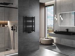 Mexen Mars bathroom radiator 700 x 500 mm, 284 W, black - W110-0700-500-00-70