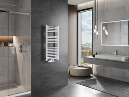 Mexen Mars radiador de casa de banho 900 x 400 mm, 309 W, branco - W110-0900-400-00-20