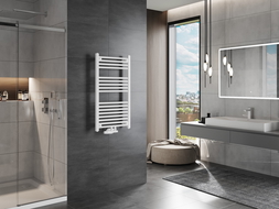 Mexen Mars radiador de baño 900 x 500 mm, 370 W, blanco - W110-0900-500-00-20