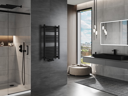 Mexen Mars radiador de casa de banho 900 x 500 mm, 370 W, preto - W110-0900-500-00-70