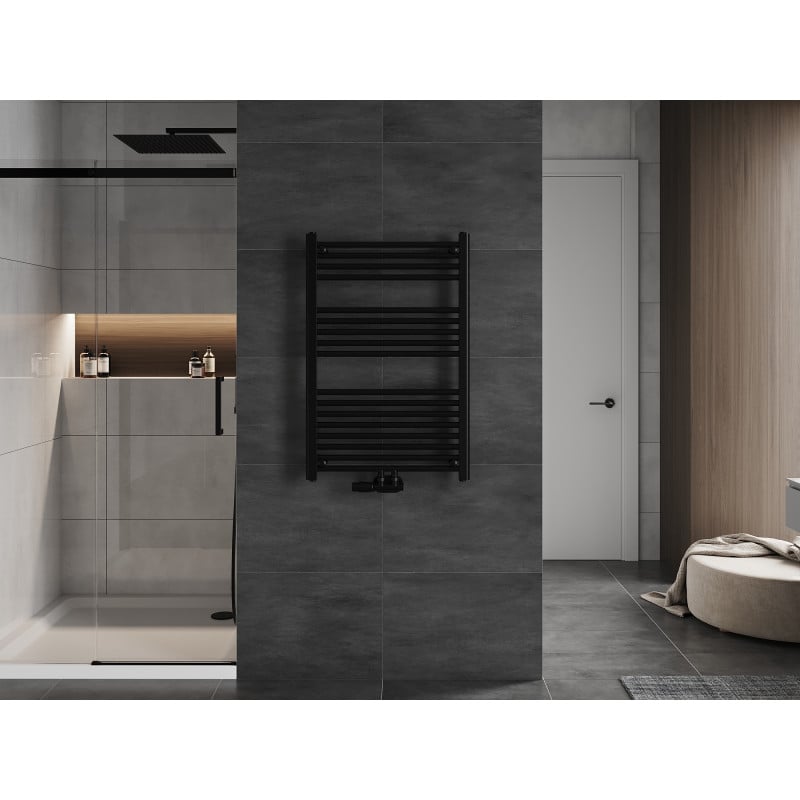 Mexen Mars radiador de baño 900 x 600 mm, 430 W, negro - W110-0900-600-00-70
