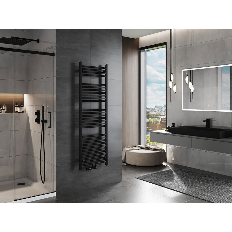 Mexen Mars radiador de casa de banho 1500 x 500 mm, 626 W, preto - W110-1500-500-00-70