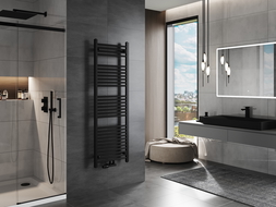 Mexen Mars badkamer radiator 1500 x 500 mm, 626 W, zwart - W110-1500-500-00-70