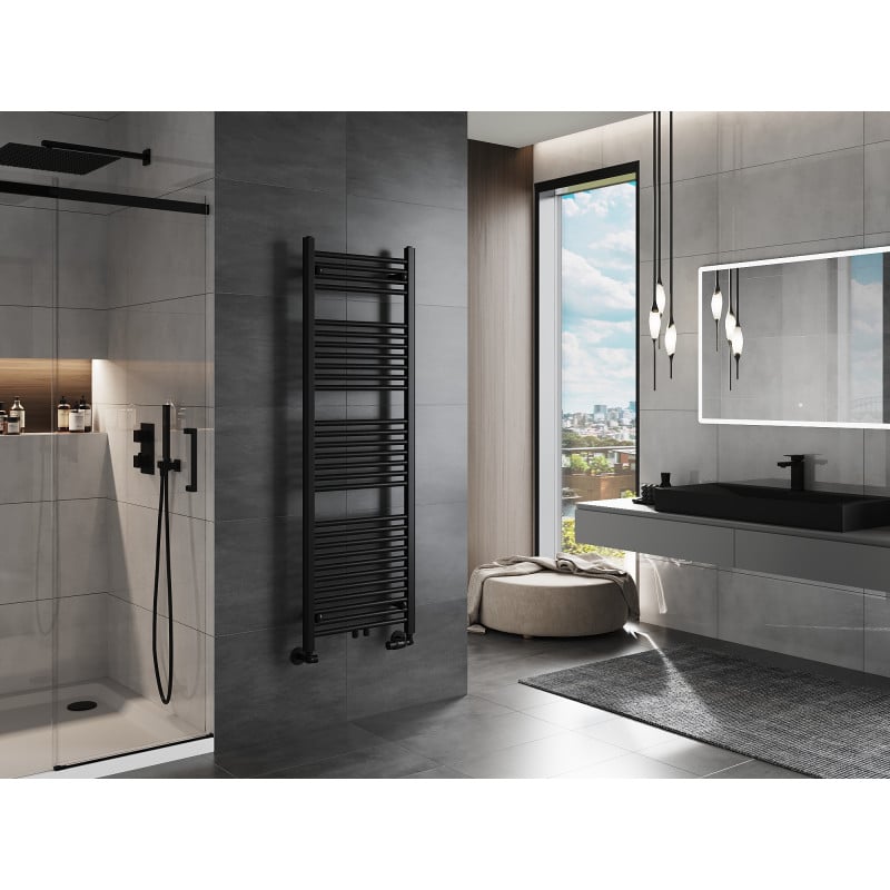 Mexen Mars badkamer radiator 1500 x 500 mm, 626 W, zwart - W110-1500-500-00-70