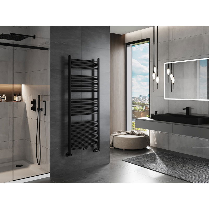 Mexen Mars badkamer radiator 1500 x 600 mm, 729 W, zwart - W110-1500-600-00-70