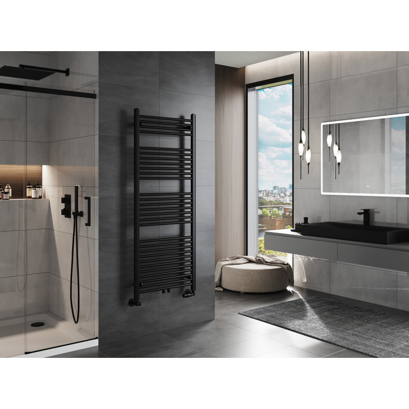Mexen Mars radiateur de salle de bain 1500 x 600 mm, 729 W, noir - W110-1500-600-00-70