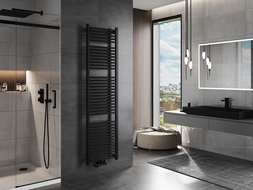 Mexen Mars radiador de baño 1800 x 500 mm, 814 W, negro - W110-1800-500-00-70