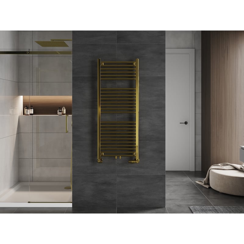 Mexen Mars Bathroom Radiator 1200 x 500 mm, 417 W, Gold - W110-1200-500-00-50
