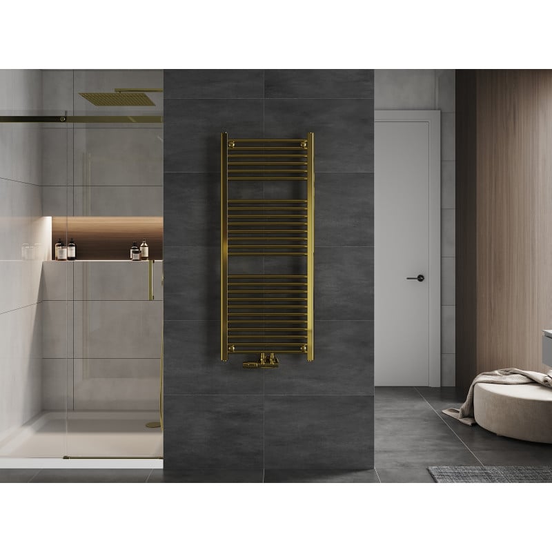Mexen Mars Bathroom Radiator 1200 x 500 mm, 417 W, Gold - W110-1200-500-00-50