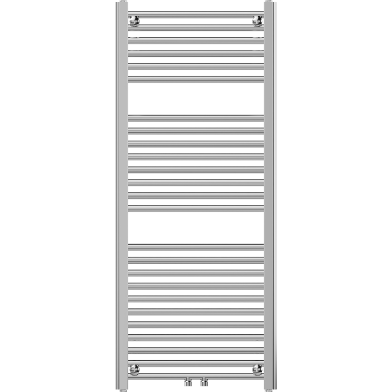 Mexen Mars Buedzëmmer Heizkierper 1200 x 500 mm, 417 W, Chrom - W110-1200-500-00-01