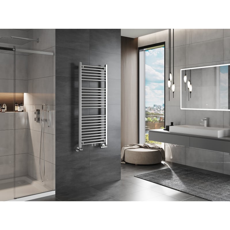 Mexen Mars bathroom radiator 1200 x 500 mm, 417 W, chrome - W110-1200-500-00-01