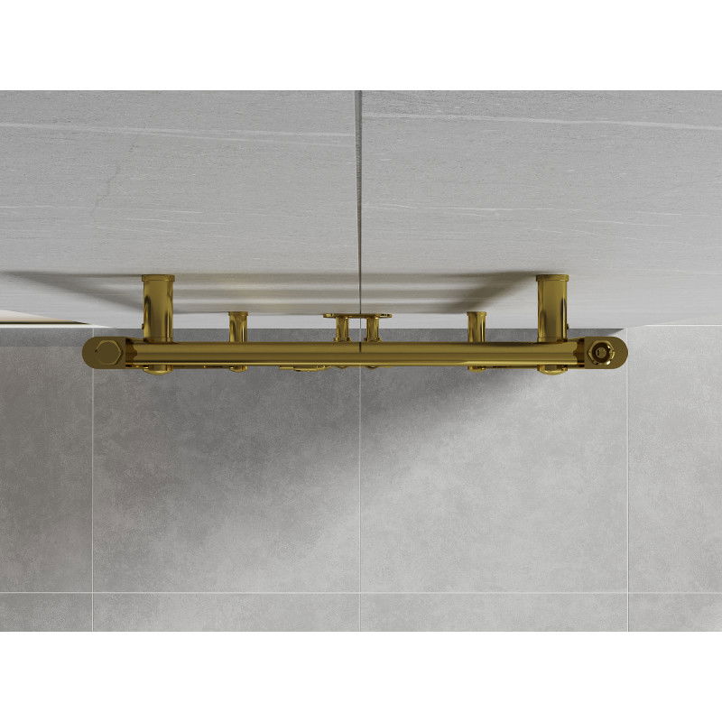 Mexen Mars radiador de baño 1200 x 500 mm, 417 W, dorado - W110-1200-500-00-50