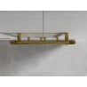 Mexen Mars radiateur de salle de bain 1200 x 500 mm, 417 W, doré - W110-1200-500-00-50