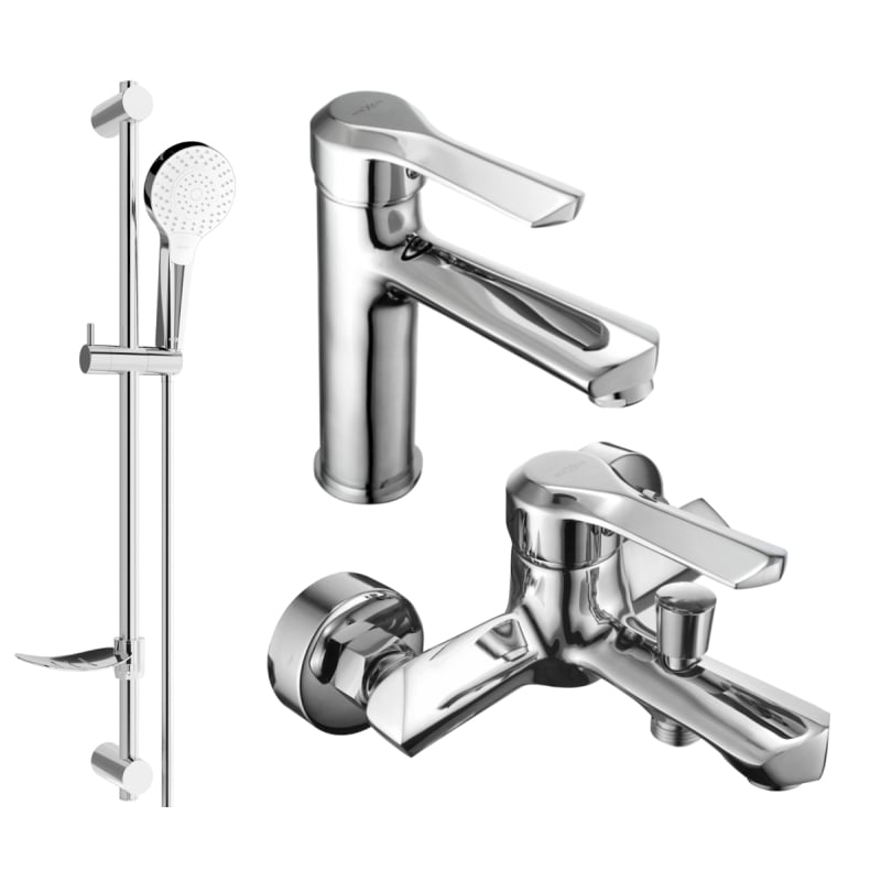 Mexen Sabre DF05 vannikomplekt, kroom - 72103DF05-00
