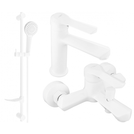 Mexen Sabre DF05 ensemble de bain, blanc - 72103DF05-20