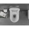 Mexen Lena Rimless WC bowl with slim soft-closing seat, duroplast, white/silver - 30224004