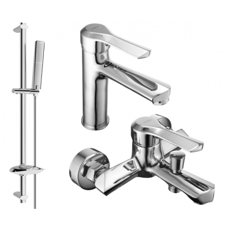 Mexen Sabre DB72 ensemble de bain, chrome - 72103DB72-00