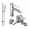 Mexen Sabre DB72 bath set, chrome - 72103DB72-00