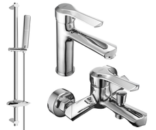 Mexen Sabre DB72 bath set, chrome - 72103DB72-00