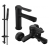 Mexen Sabre DB72 set da vasca, nero - 72103DB72-70