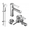 Mexen Sabre DB74 bath set, chrome - 72103DB74-00