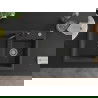 Mexen Tomas granite sink 2-chamber with Carla kitchen tap, black speckled - 6516-76-670700-70