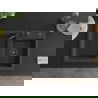 Mexen Tomas Granite Kitchen Sink 2-Bowl with Carla Faucet, Black Speckled - 6516-76-670700-70-B