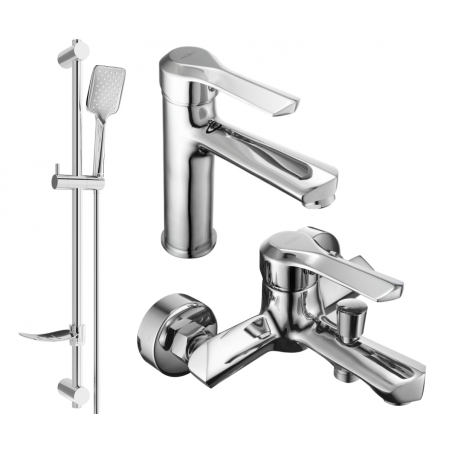 Mexen Sabre DF62 conjunto de bañera, cromo - 72103DF62-00