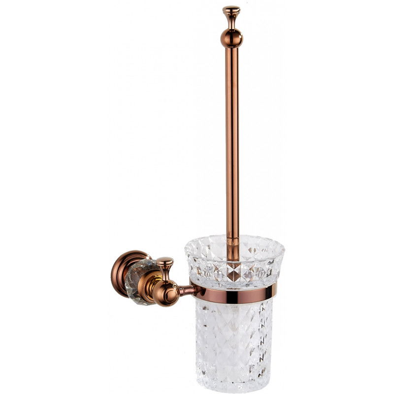 Mexen Estela Toilettebürstel, rosa Gold - 7011550-60