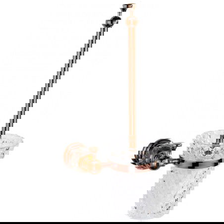 Mexen Estela ščetka za stranišče, rožnato zlato - 7011550-60