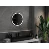 Mexen Gobi ronde verlichte badkamerspiegel, 60 cm, LED 6000K, antidamp - 9801-060-060-611-00