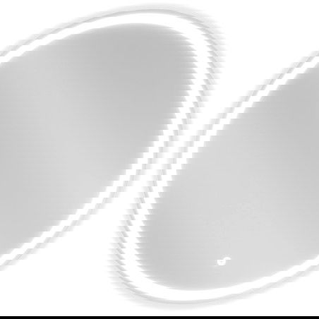 Mexen Gobi apgaismots vannas istabas spogulis, apaļš 70 cm, LED 6000K, pret tvaiku - 9801-070-070-611-00