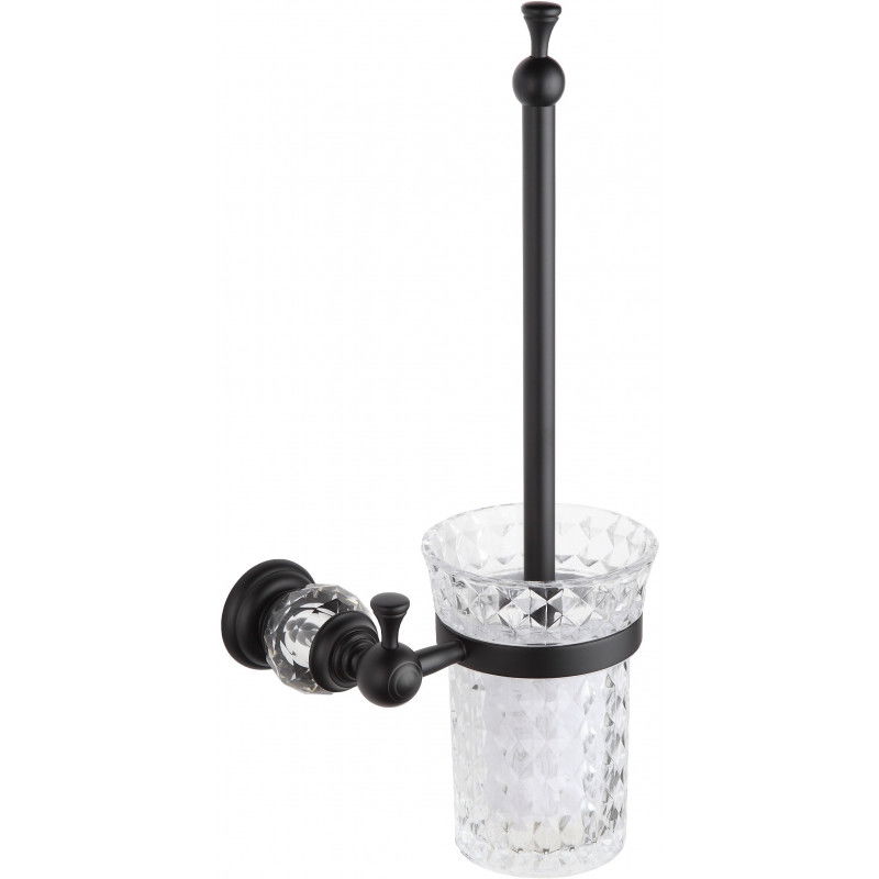 Mexen Estela spazzola per WC, nera - 7011550-70