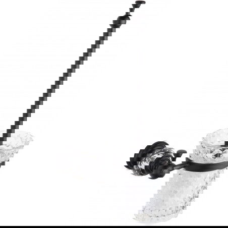 Mexen Estela βούρτσα τουαλέτας, μαύρη - 7011550-70