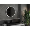 Mexen Gobi beleuchteter Badezimmerspiegel, rund 80 cm, LED 6000K, Antibeschlag - 9801-080-080-611-00