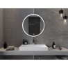 Mexen Gobi verlicht ronde badkamer spiegel, 80 cm, LED 6000K, antivermoeidheid - 9801-080-080-611-00