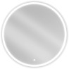 Mexen Gobi espejo de baño iluminado, redondo 90 cm, LED 6000K, antivapor - 9801-090-090-611-00